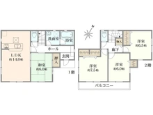 【神奈川県/相模原市南区下溝】相模原市南区下溝　戸建 間取り図