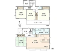 【東京都/町田市薬師台】町田市薬師台1丁目新築戸建　2期 間取り図