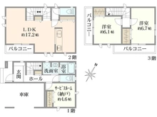 【神奈川県/相模原市南区旭町】相模原市南区旭町 新築一戸建て A号棟 / 全2棟 間取り図