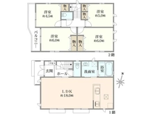 【神奈川県/相模原市南区下溝】相模原市南区下溝　新築戸建て 間取り図
