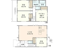 【神奈川県/相模原市緑区橋本】相模原市緑区橋本 新築戸建て 間取り図