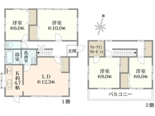 【神奈川県/大和市福田】大和市福田7丁目中古戸建 間取り図