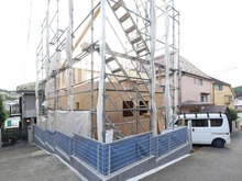 【東京都/町田市能ヶ谷】町田市能ヶ谷6丁目 新築戸建て 建築中の外観