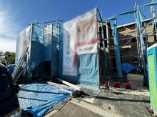 【神奈川県/相模原市中央区田名】相模原市中央区田名　新築戸建1号棟 建築中の外観：全5棟/中央