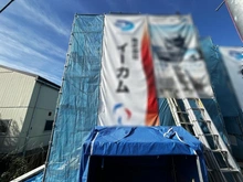 【神奈川県/相模原市中央区田名】相模原市中央区田名　新築戸建3号棟 建築中の外観：全5棟/中央