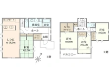 【東京都/町田市高ヶ坂】町田市高ヶ坂 新築戸建て 間取り図
