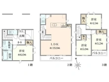 【神奈川県/相模原市緑区橋本】～新築戸建～ 相模原市緑区橋本8丁目　3号棟 間取り図