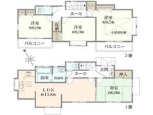 【東京都/町田市小山町】町田市小山町　中古戸建て 間取り図