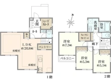 【東京都/町田市相原町】町田市相原町　新築戸建2号棟 間取り図