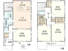 【東京都/町田市西成瀬】町田市西成瀬3丁目　中古戸建 間取り図