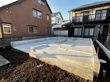 【神奈川県/相模原市南区磯部】相模原市南区磯部　新築戸建て 建築中の外観