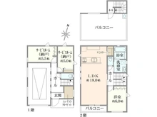 【神奈川県/相模原市南区磯部】相模原市南区磯部　新築戸建て 間取り図
