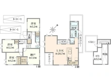 【神奈川県/相模原市中央区高根】相模原市中央区高根2丁目　B号棟 間取り図