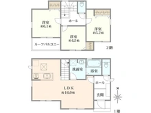 【神奈川県/相模原市緑区相原】相模原市緑区相原1丁目新築戸建て　1号棟 間取り図