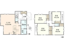 【神奈川県/座間市南栗原】～新築戸建～ 座間市南栗原6期　1号棟 間取り図