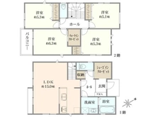 【神奈川県/相模原市緑区東橋本】～新築戸建～ 相模原市緑区東橋本3丁目　9号棟 / 全12棟 間取り図