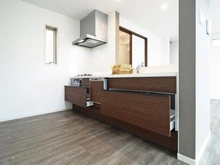 【神奈川県/大和市上草柳】大和市上草柳7丁目　新築一戸建て　1号棟 / 全2棟 キッチン：収納