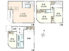 【神奈川県/大和市上草柳】大和市上草柳7丁目　新築一戸建て　2号棟 / 全2棟 間取り図