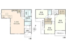 【神奈川県/座間市小松原】座間市小松原1丁目　新築戸建 間取り図