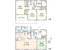 【神奈川県/海老名市上今泉】～新築戸建～ 海老名市上今泉5丁目 間取り図