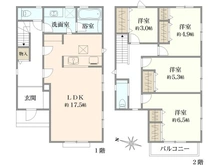 【東京都/町田市本町田】町田市本町田　新築一戸建て　3号棟 / 全5棟 間取り図