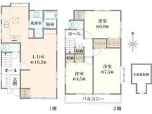 【東京都/町田市東玉川学園】町田市東玉川学園2丁目中古戸建 間取り図
