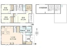 【神奈川県/厚木市三田】～新築戸建～ 厚木市三田2丁目　4号棟 間取り図