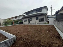 【東京都/町田市成瀬】町田市成瀬台4丁目新築戸建　2号棟 現地（建築前）：全2棟　2号棟は右側