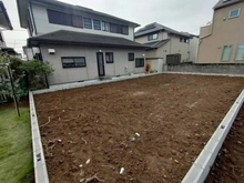 【東京都/町田市成瀬】町田市成瀬台4丁目新築戸建　2号棟 現地（建築前）：全2棟　2号棟は手前側