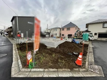 【神奈川県/相模原市中央区田名】相模原市中央区田名新築戸建て1号棟 建築中の外観：全3棟/中央