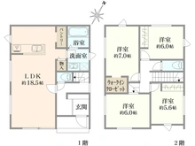 【神奈川県/海老名市下今泉】海老名市下今泉4丁目新築戸建てA棟 間取り図