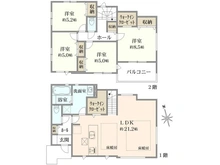 【神奈川県/相模原市南区東大沼】相模原市南区東大沼4丁目 間取り図