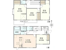 【神奈川県/相模原市南区下溝】相模原市南区下溝　中古戸建 間取り図