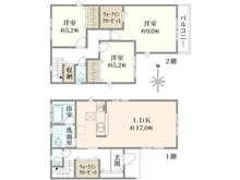 【神奈川県/座間市座間】座間市座間1丁目新築戸建て1号棟 間取り図