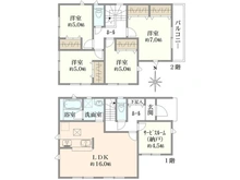 【神奈川県/座間市座間】座間市座間1丁目新築戸建て2号棟 間取り図