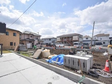 【東京都/町田市木曽西】東京都町田市木曽西3丁目　4号棟 建築中の外観：全4棟/写真奥側
