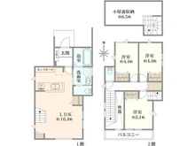 【神奈川県/相模原市緑区相原】新築　相模原市緑区相原1丁目　1号棟 間取り図