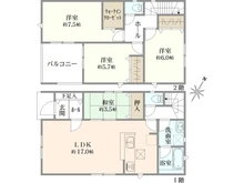 【東京都/町田市相原町】新築　町田市相原町3号棟 間取り図