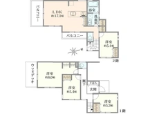 【神奈川県/座間市南栗原】座間市南栗原5丁目新築戸建て 間取り図