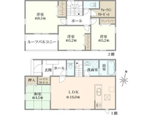 【神奈川県/座間市入谷東】座間市入谷東4丁目新築戸建て 間取り図