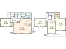 【神奈川県/座間市入谷西】座間市入谷西5丁目新築戸建て 間取り図
