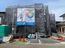 【神奈川県/相模原市中央区水郷田名】新築　相模原市中央区水郷田名3丁目A号棟 建築中の外観