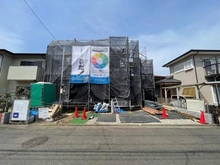 【神奈川県/相模原市中央区水郷田名】新築　相模原市中央区水郷田名3丁目A号棟 建築中の外観