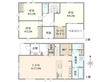 【神奈川県/相模原市緑区橋本】相模原市緑区橋本7丁目戸建て 間取り図