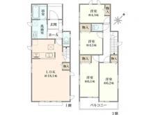 【東京都/町田市本町田】新築　町田市本町田　B号棟 間取り図