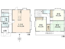 【神奈川県/相模原市南区相武台】相模原市南区相武台2丁目　戸建 間取り図