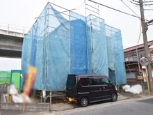 【神奈川県/海老名市河原口】海老名市河原口2丁目　新築一戸建て 全1棟 建築中の外観