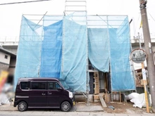 【神奈川県/海老名市河原口】海老名市河原口2丁目　新築一戸建て 全1棟 建築中の外観