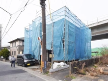 【神奈川県/海老名市河原口】海老名市河原口2丁目　新築一戸建て 全1棟 建築中の外観