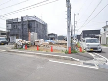 【神奈川県/相模原市緑区下九沢】下九沢新築戸建て　1号棟 建築中の外観：全4棟/中央